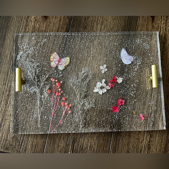 Brand New Butterfly Tray * Customization Available - Picture 4 of 4